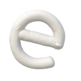 Clay letter “e”