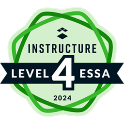 Instructure ESSA Level IV 2024 seal